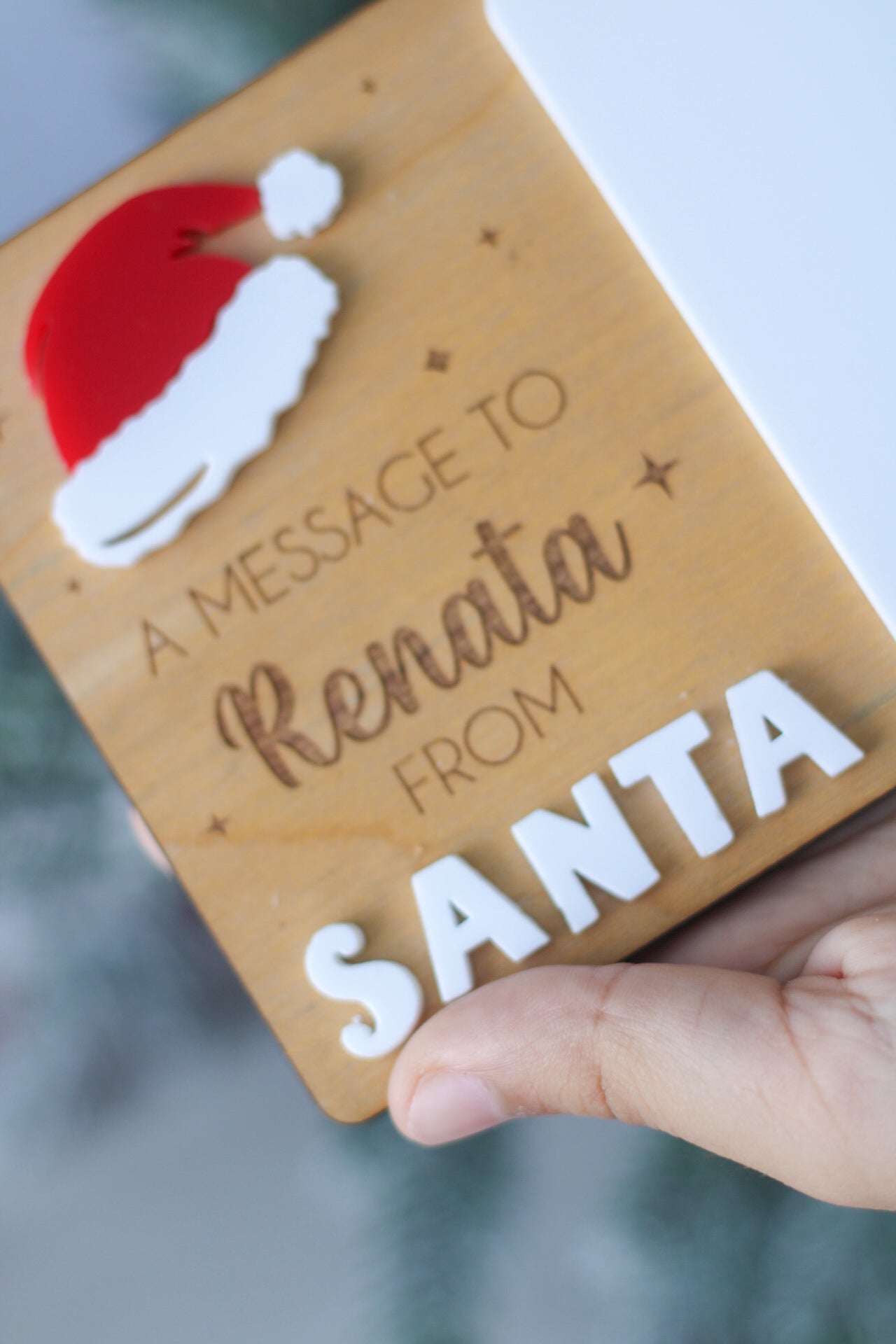 Pizarrita “ A message from…”