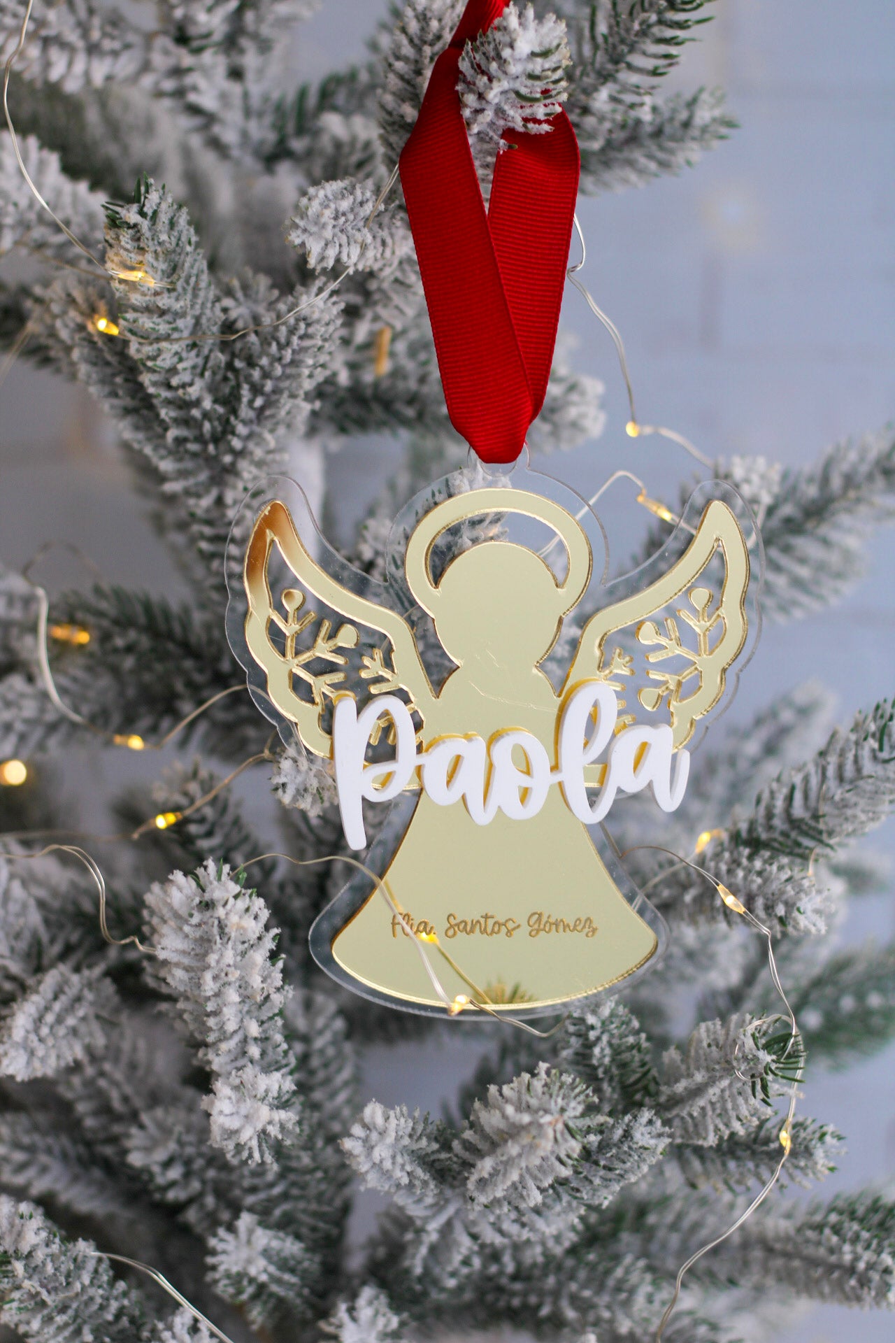 Ornamento Navideño Angelito de Luz