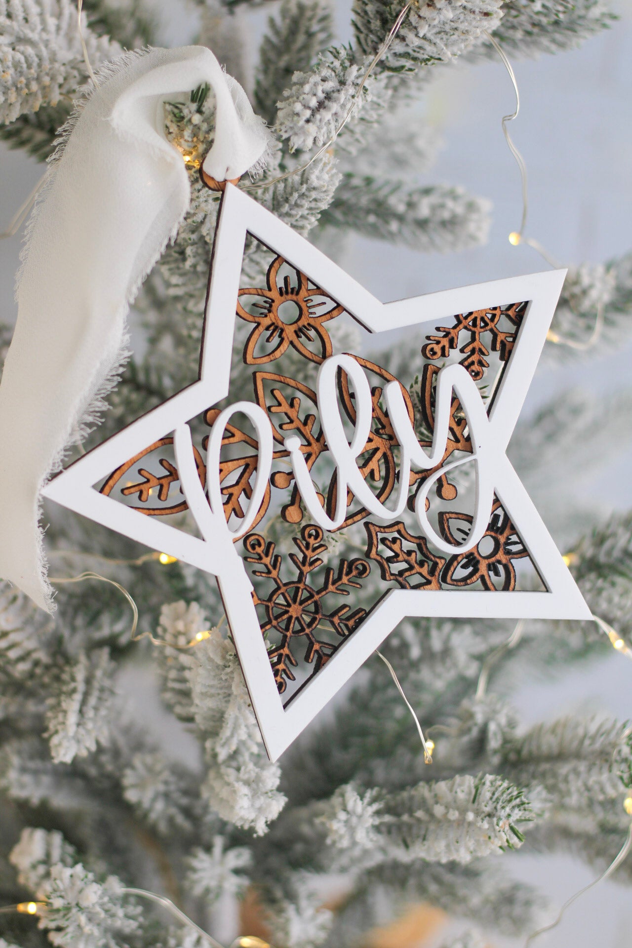 Ornamento de Navidad "Estrella Boreal"