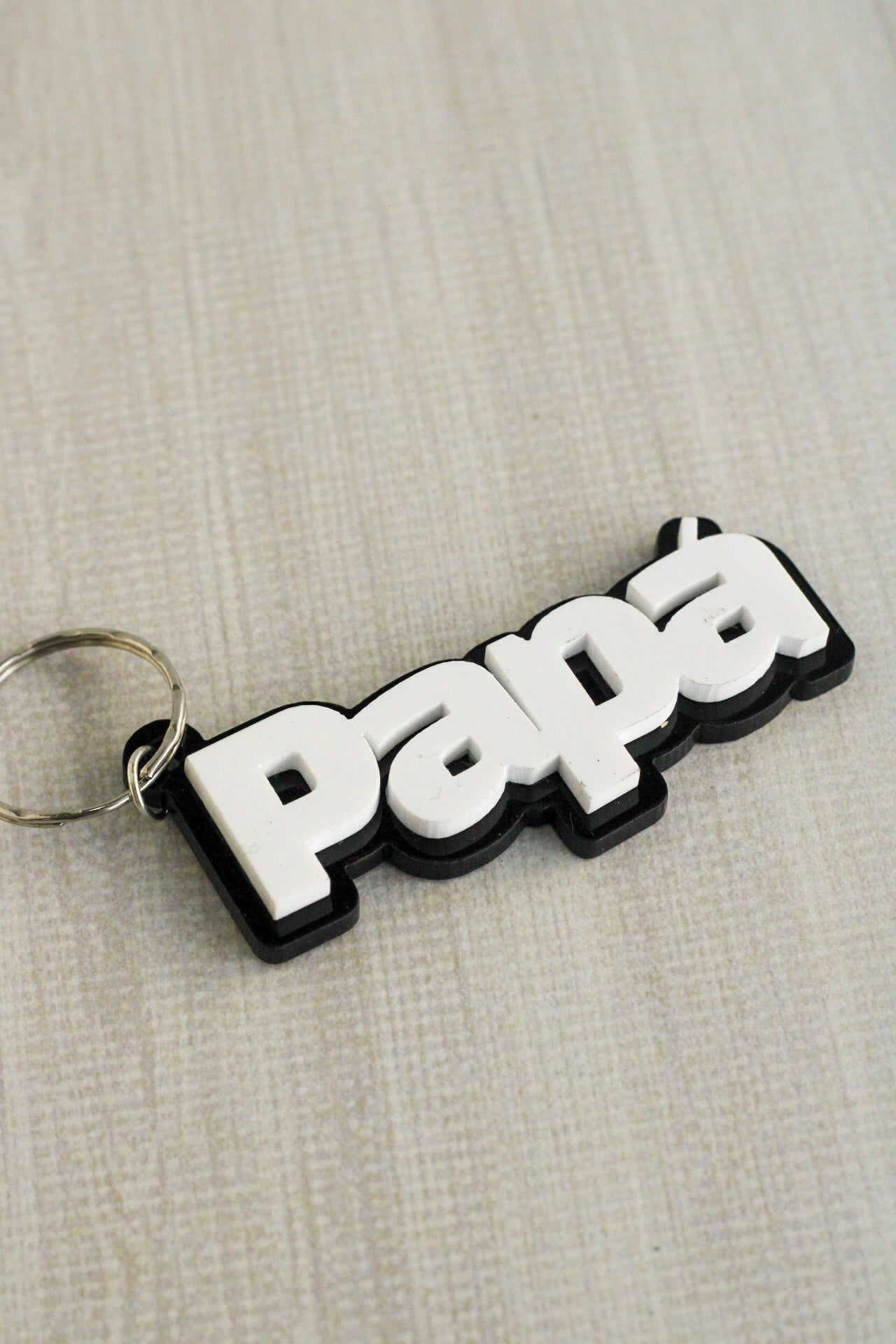 Llavero “Papá” Personalizado (Doble)
