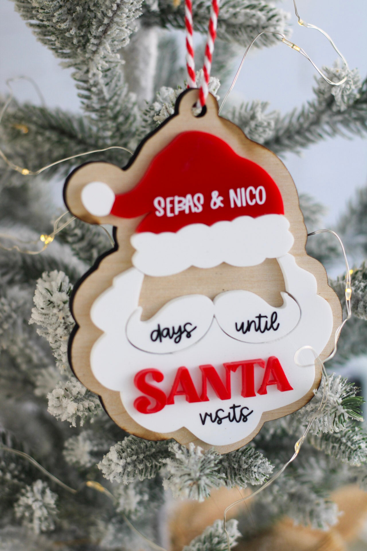 🎅 Contador de Navidad “Days Until Santa Visits”
