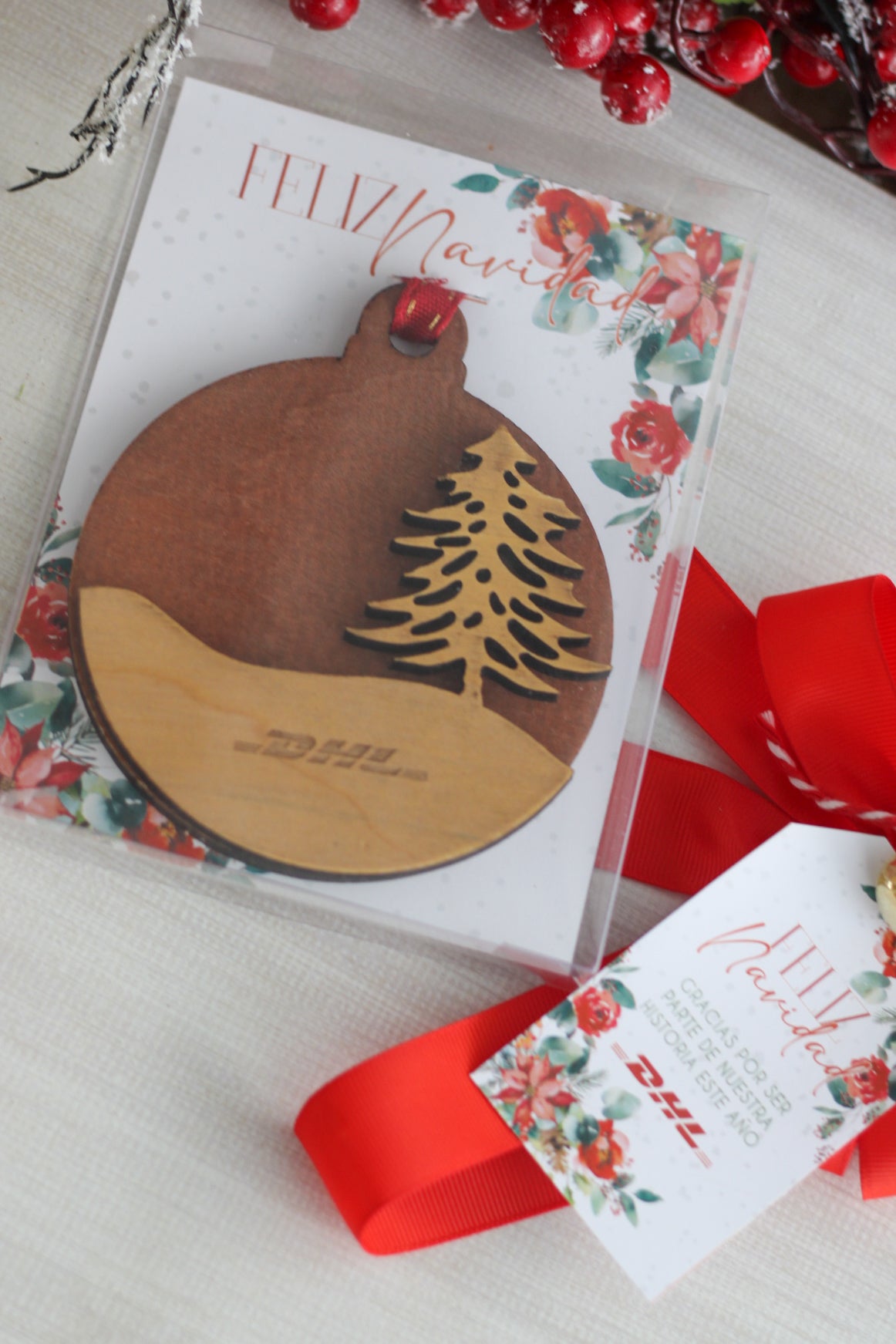 Gift Set Rustic Christmas Tree