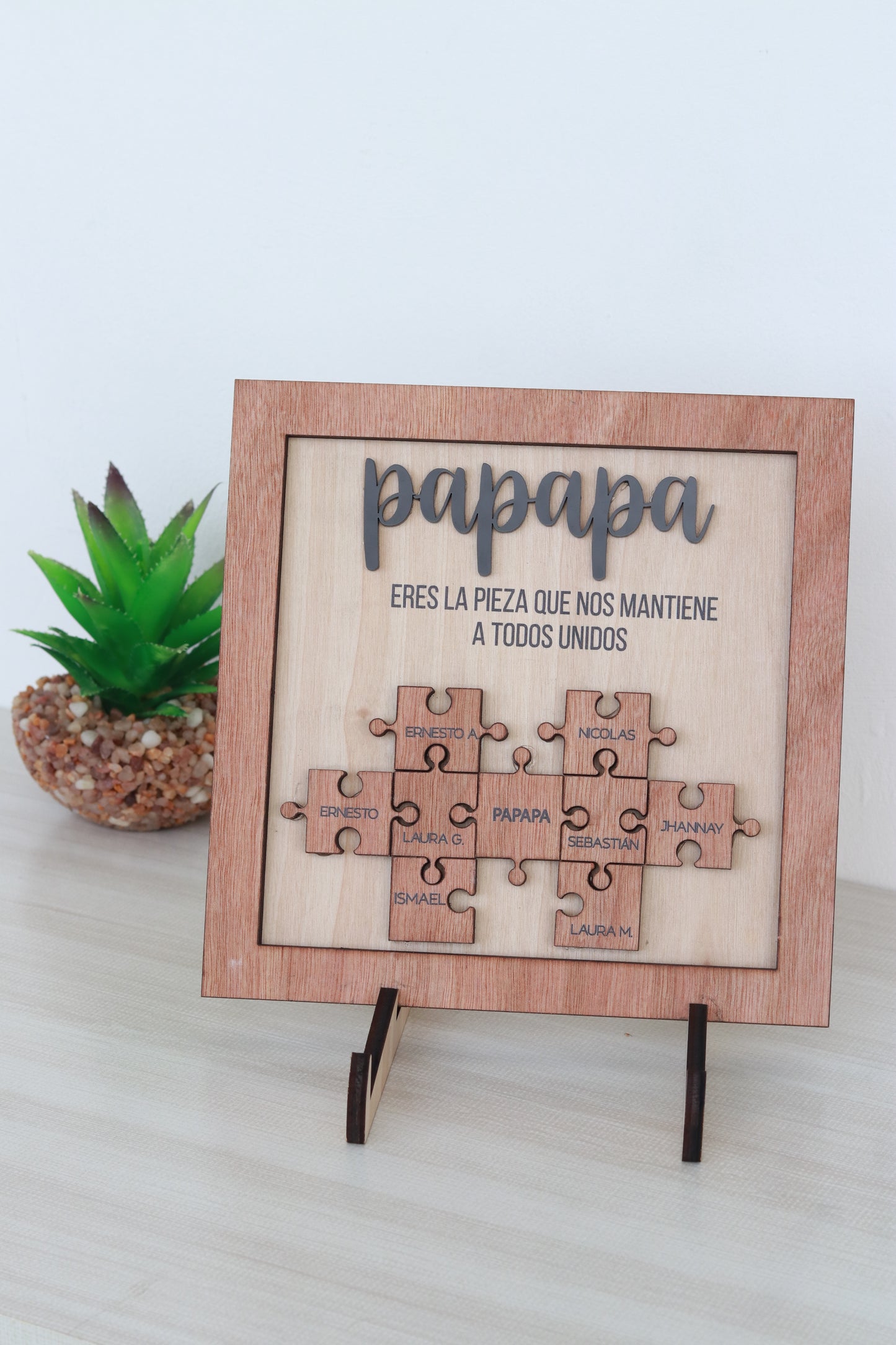 Cuadrito Puzzle “Papá, la pieza que nos mantiene unidos”
