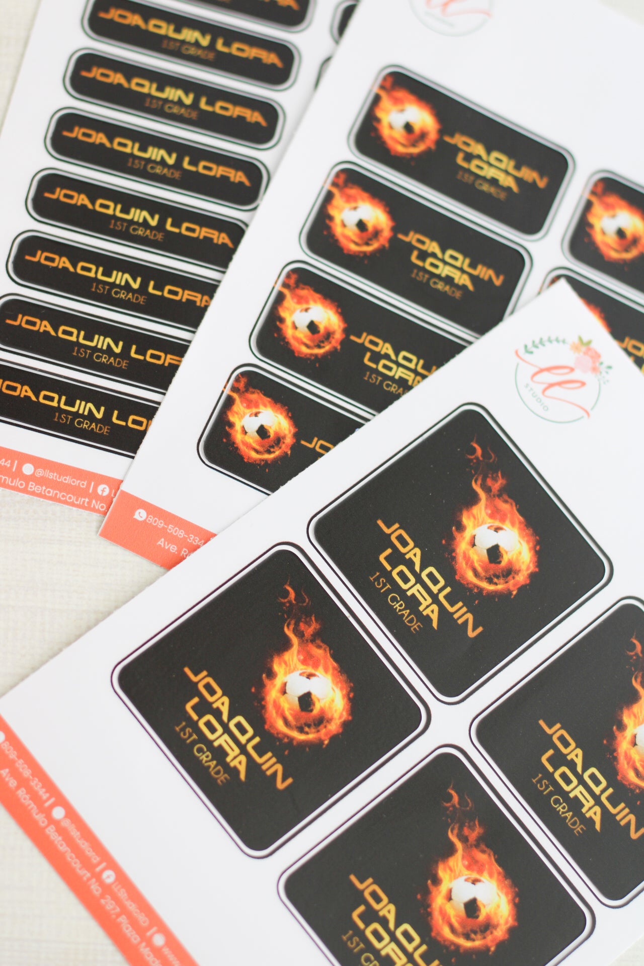 BACK TO SCHOOL Set - Fire Soccer