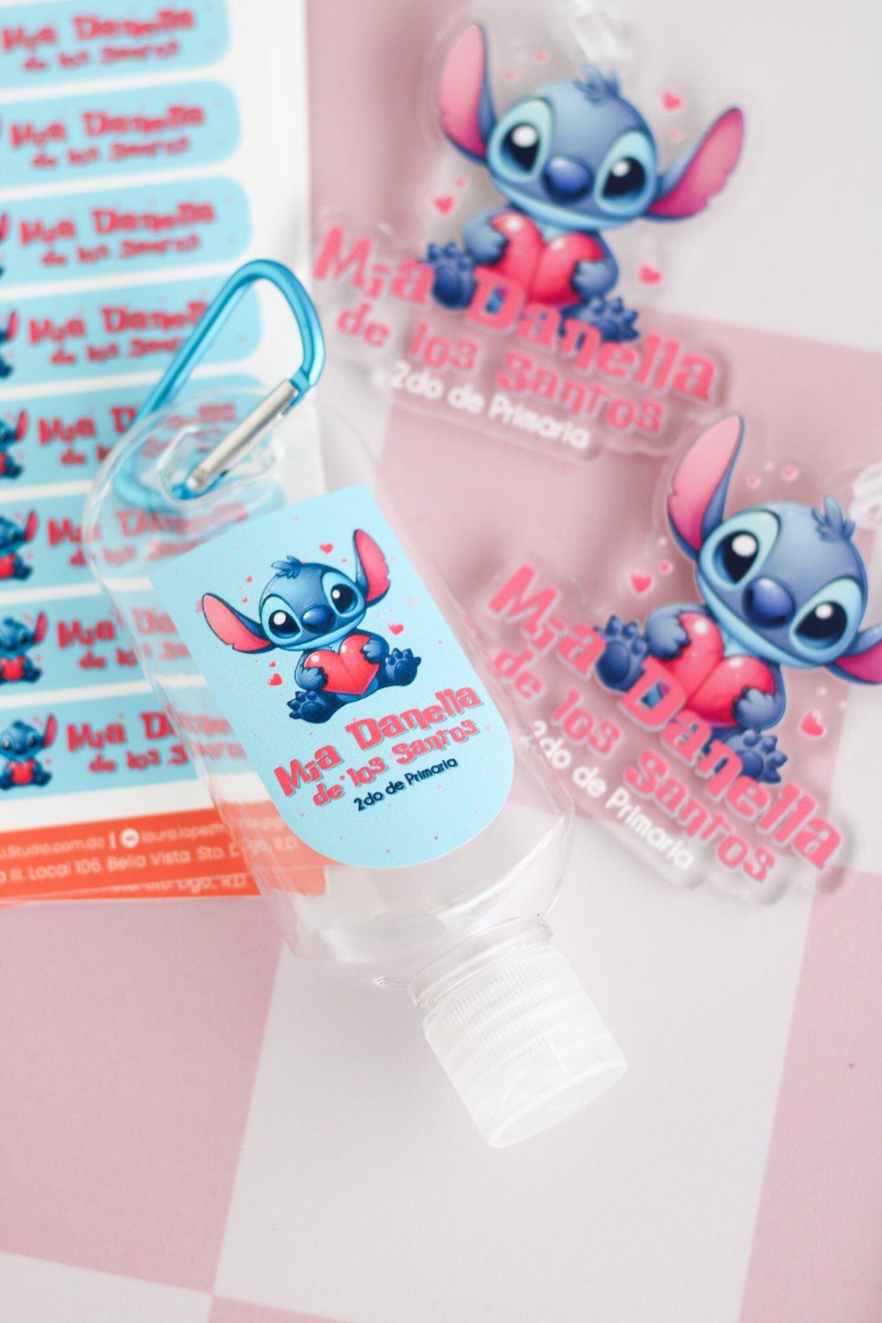 BACK TO SCHOOL Set - Stitch Pink (Troquelado)