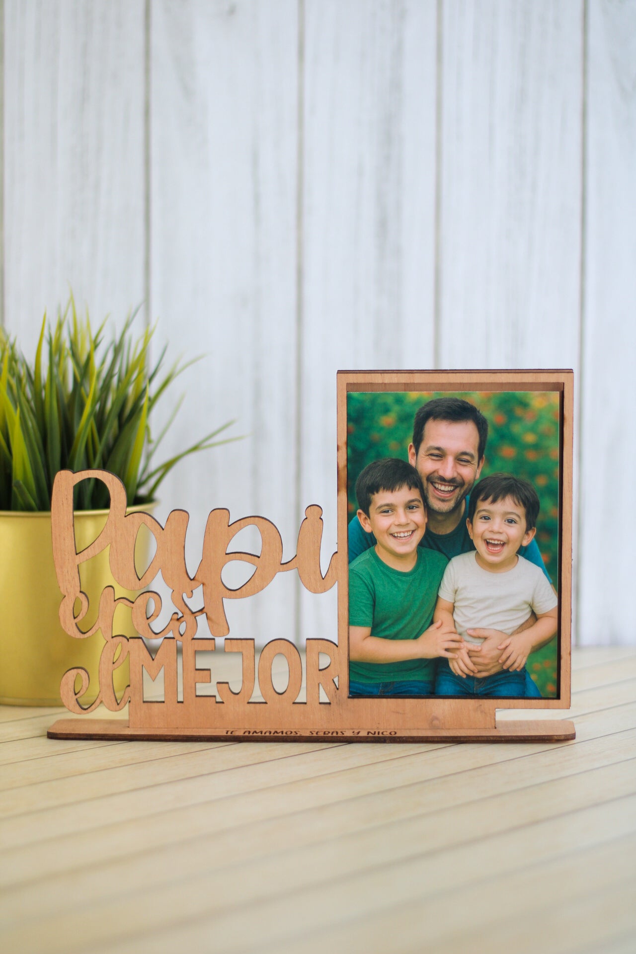 Base con Portarretrato “Eres el Mejor”