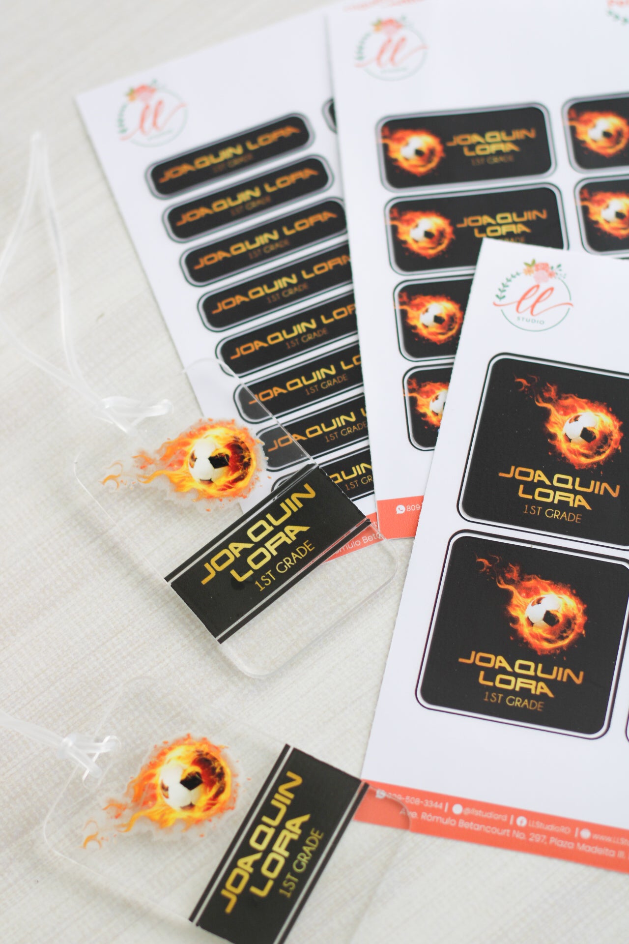 BACK TO SCHOOL Set - Fire Soccer