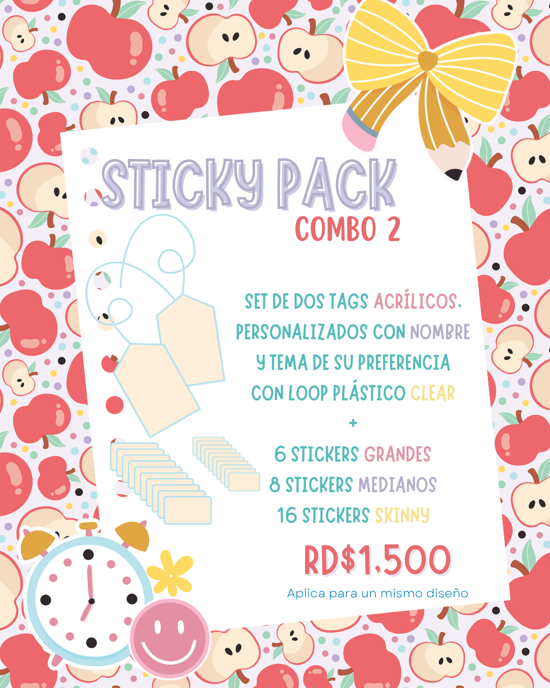 BACK TO SCHOOL - Sticky Pack (Combo 2)