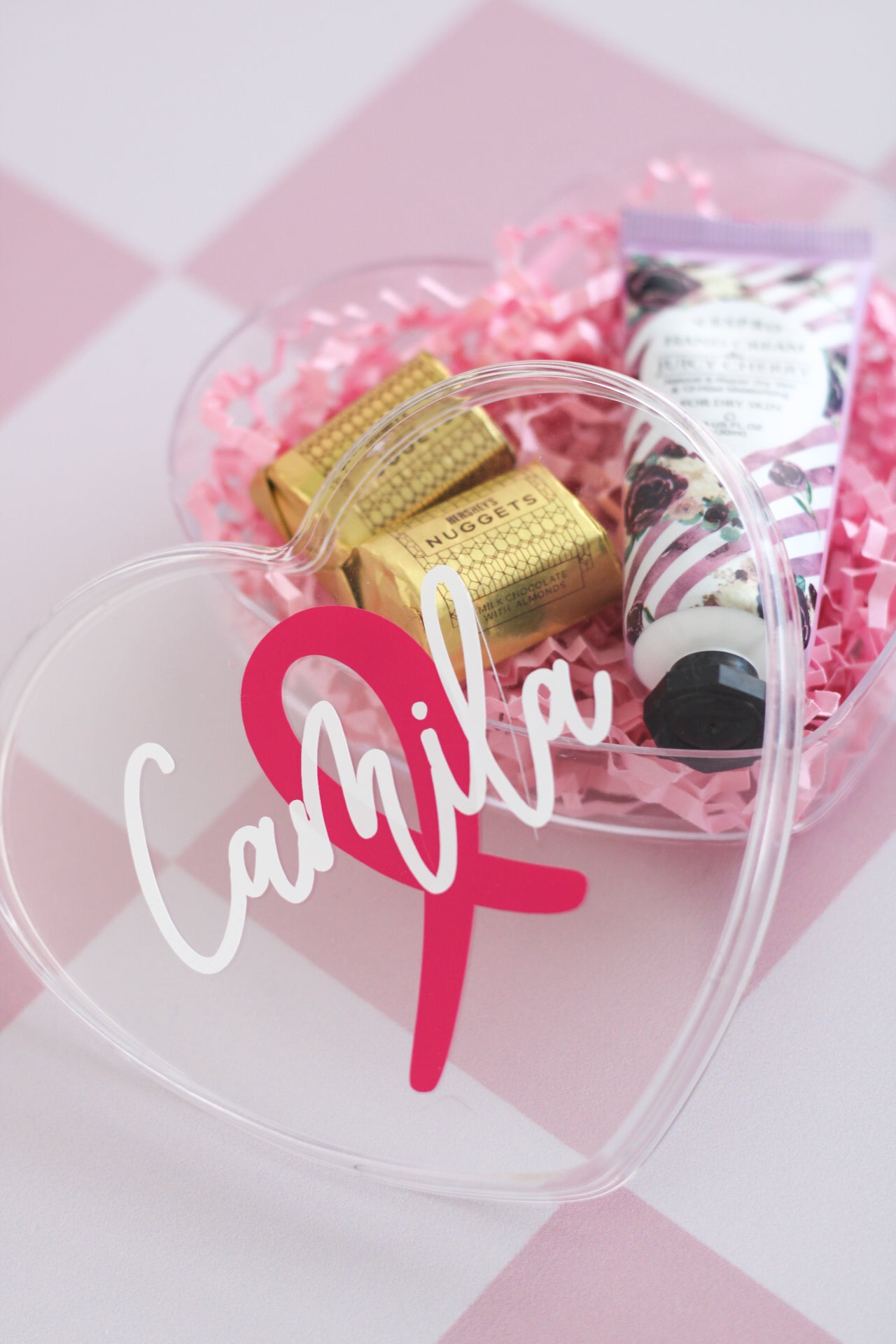 Acrylic Heart Gift Set