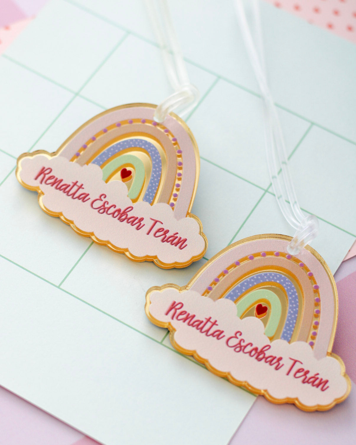 BACK TO SCHOOL Set - Arcoiris Pastel (Dorado)
