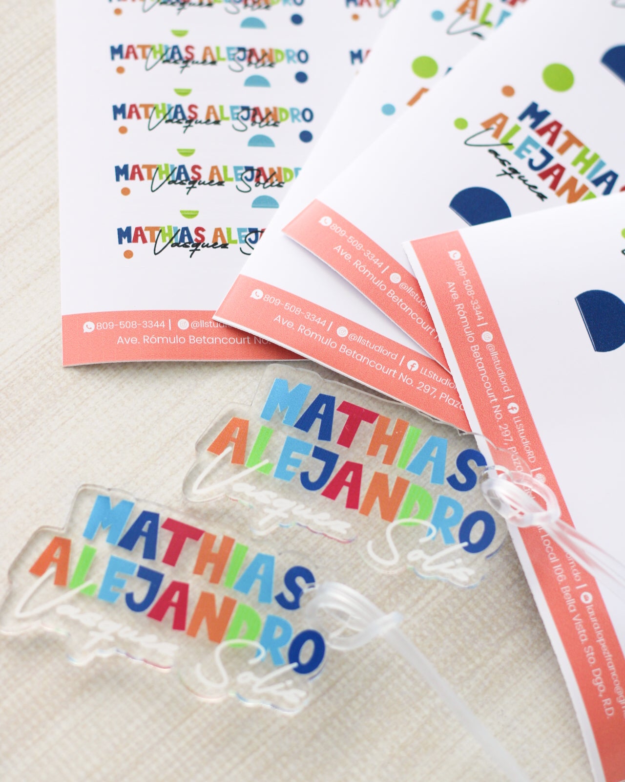 BACK TO SCHOOL Set - Colorful Name (Boys)