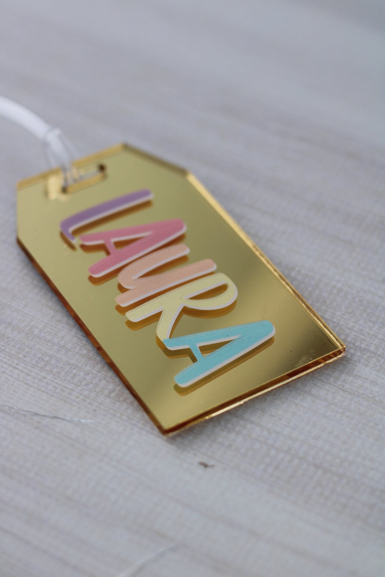 Golden Rainbow | Luggage Tag