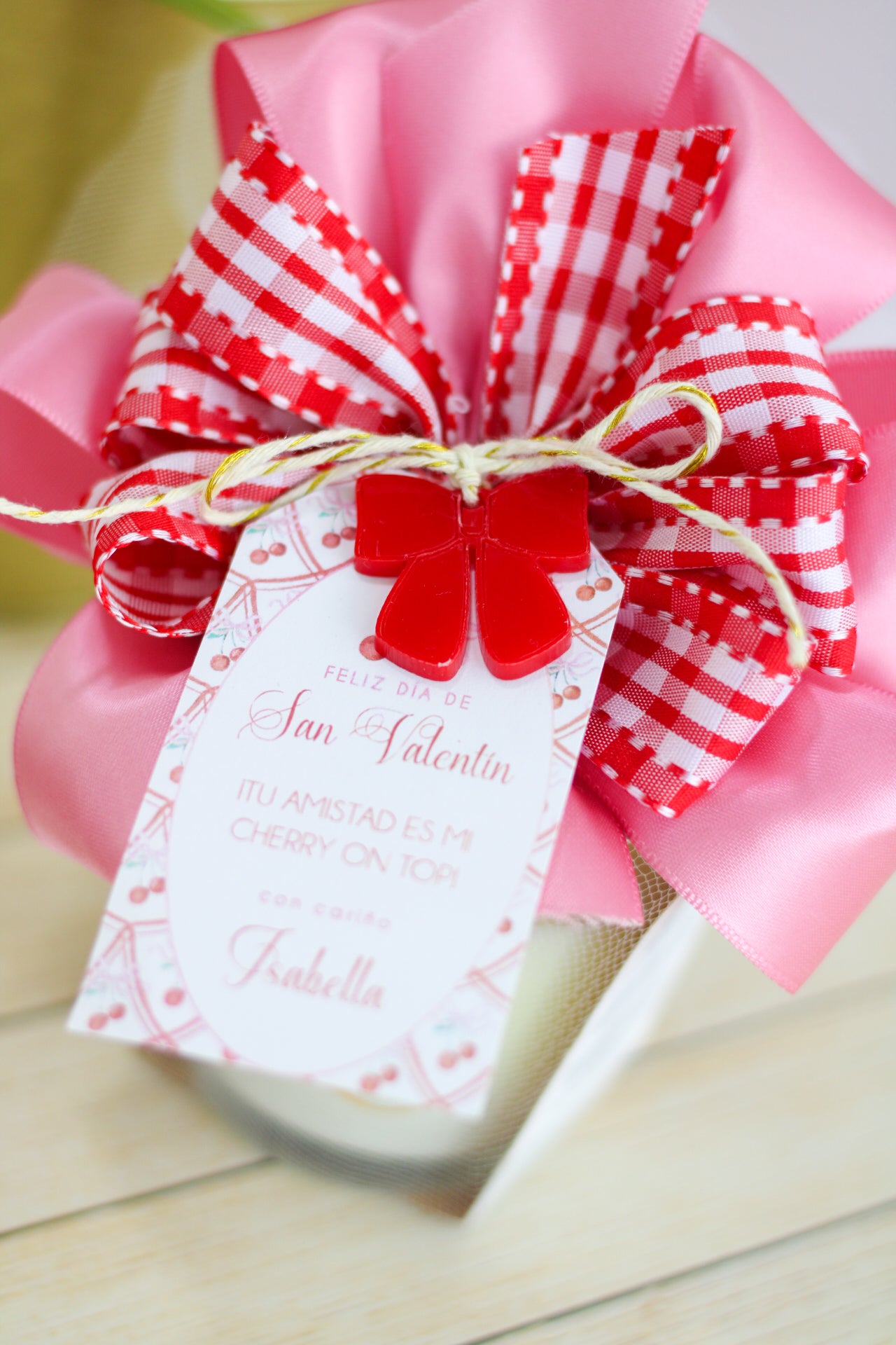 Luce di Vita - Vela Personalizada Cherry, Dear 🍒