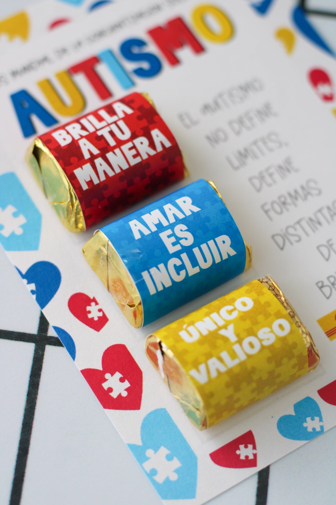 Set Trio de Chocolates - Autism Awareness