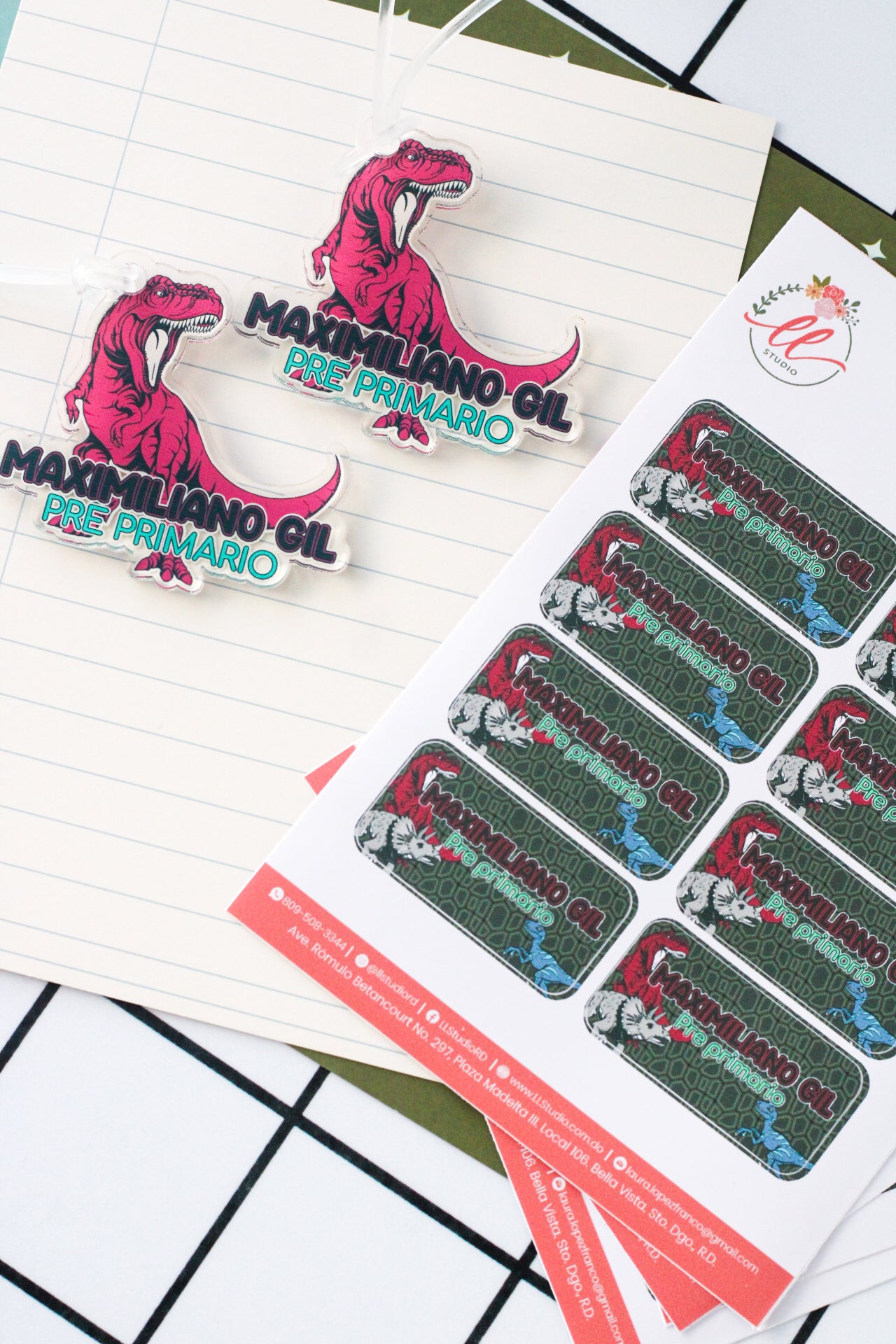 BACK TO SCHOOL Set - Dino Big Boy
