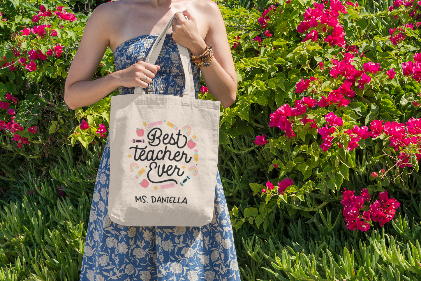 Canva Bag “Best Teacher Ever"