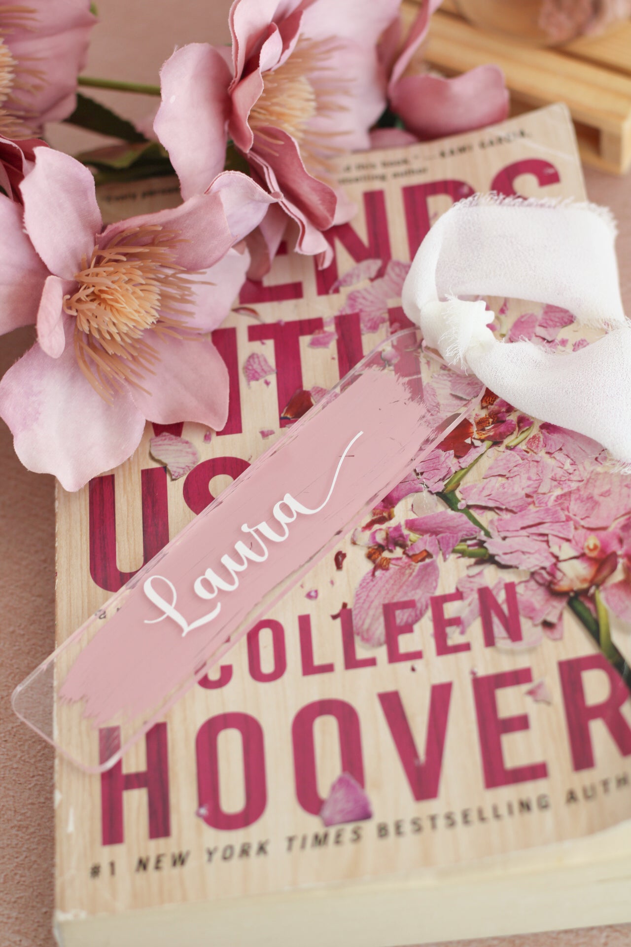 Marcalibros “Pink Blossom” | Chapter&Charm - The Bloom Edition