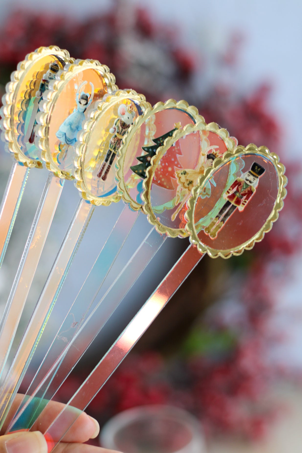 Removedores de Bebida | Nutcracker Dreams (Dark Elegance)