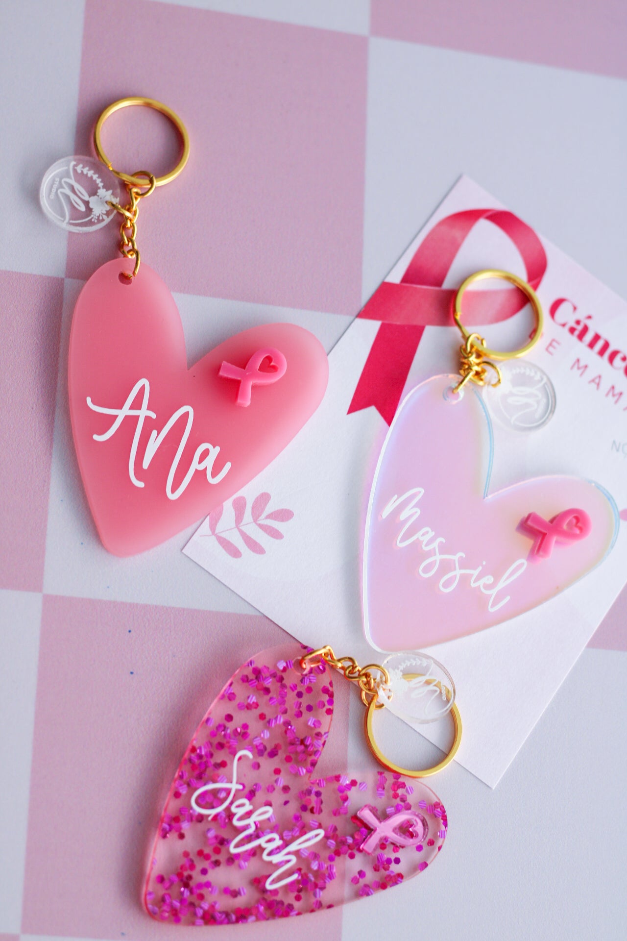 Llavero "Heart contra el Cancer"