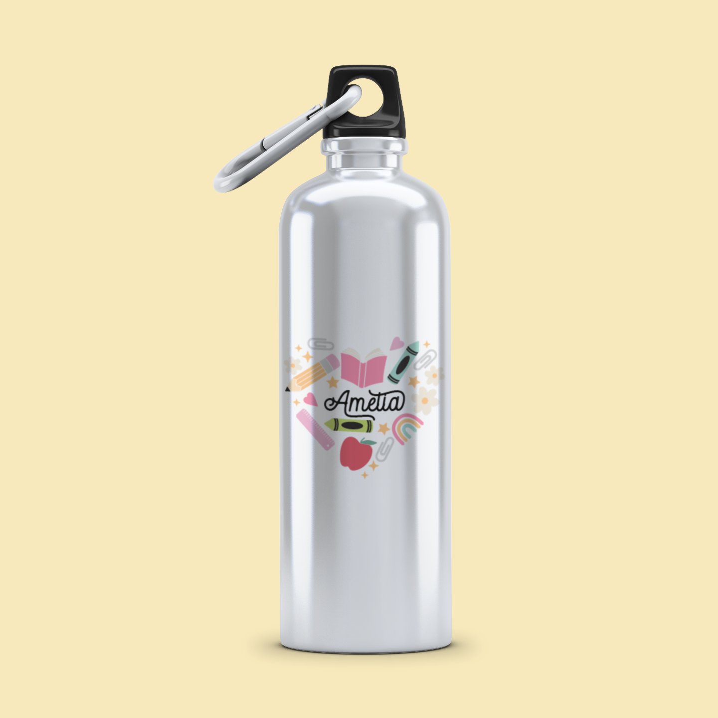 Water Bottle - Heart Teacher