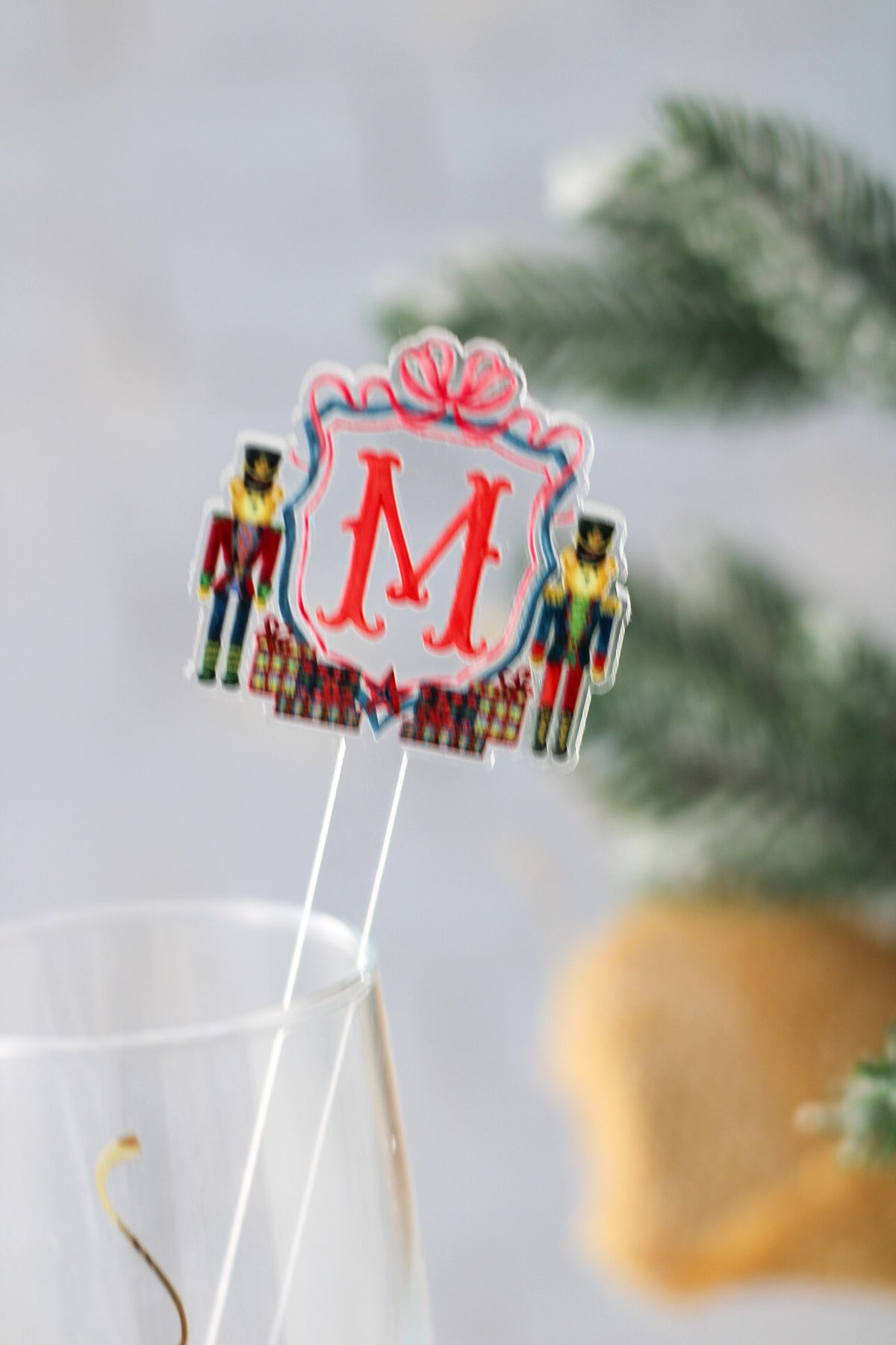 Removedor de Bebidas Monograma Bear-y Dear Nutcrackers - LL Studio