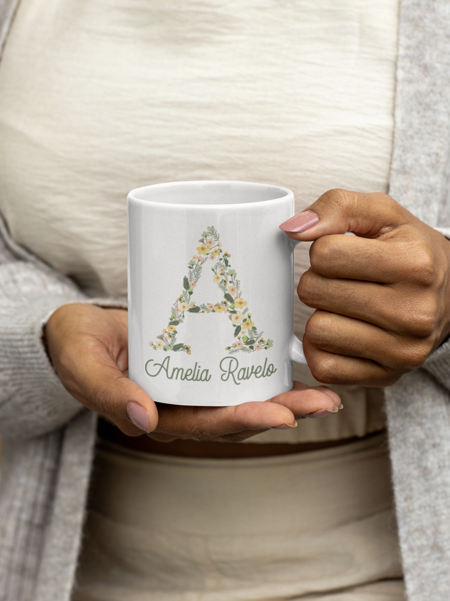Blooming Letter - Mug