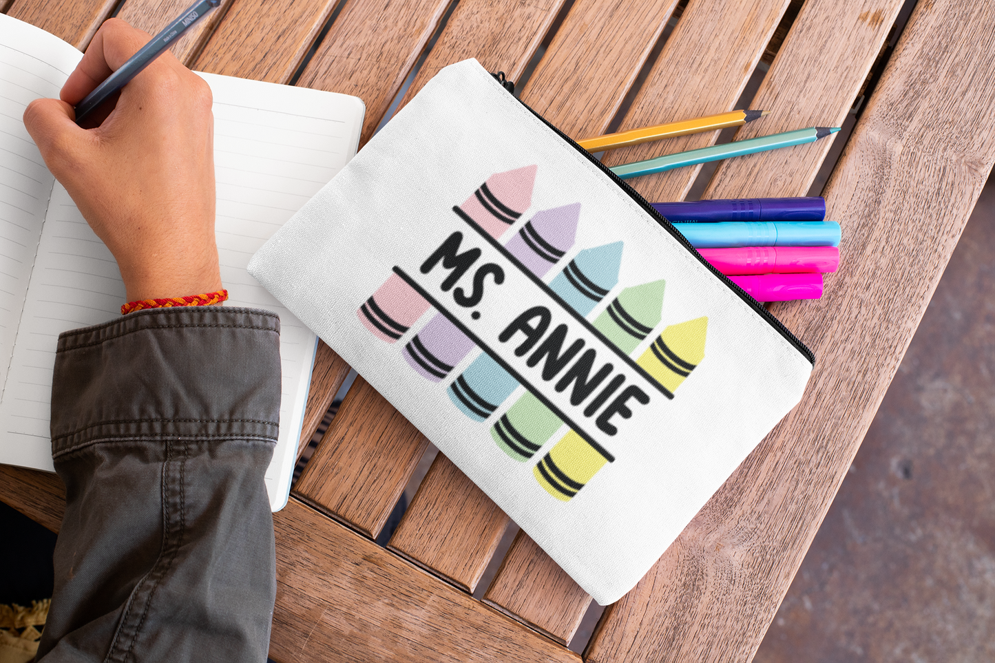 Pastel Crayons Pencil Case - Teachers Favorites