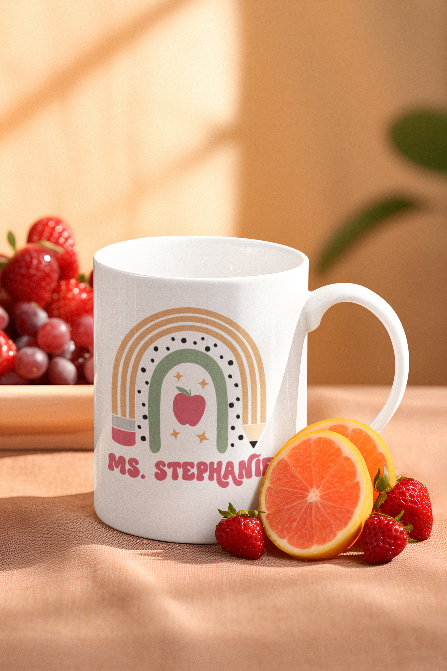 Mug - "Teachers Rainbow " Teachers Faves