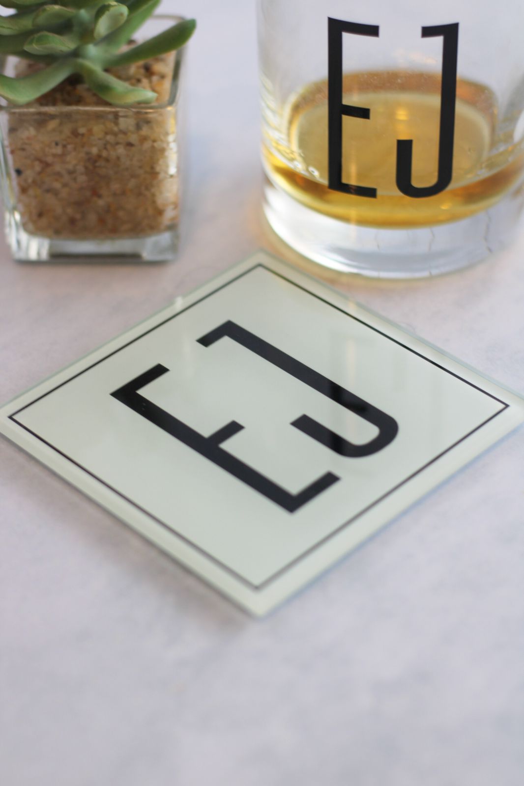 A Drink for Him – Glass & Glass