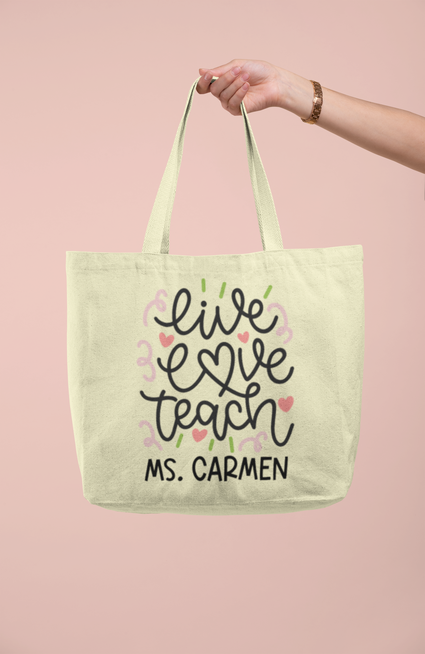 Canva Bag - Live, Love, Teach
