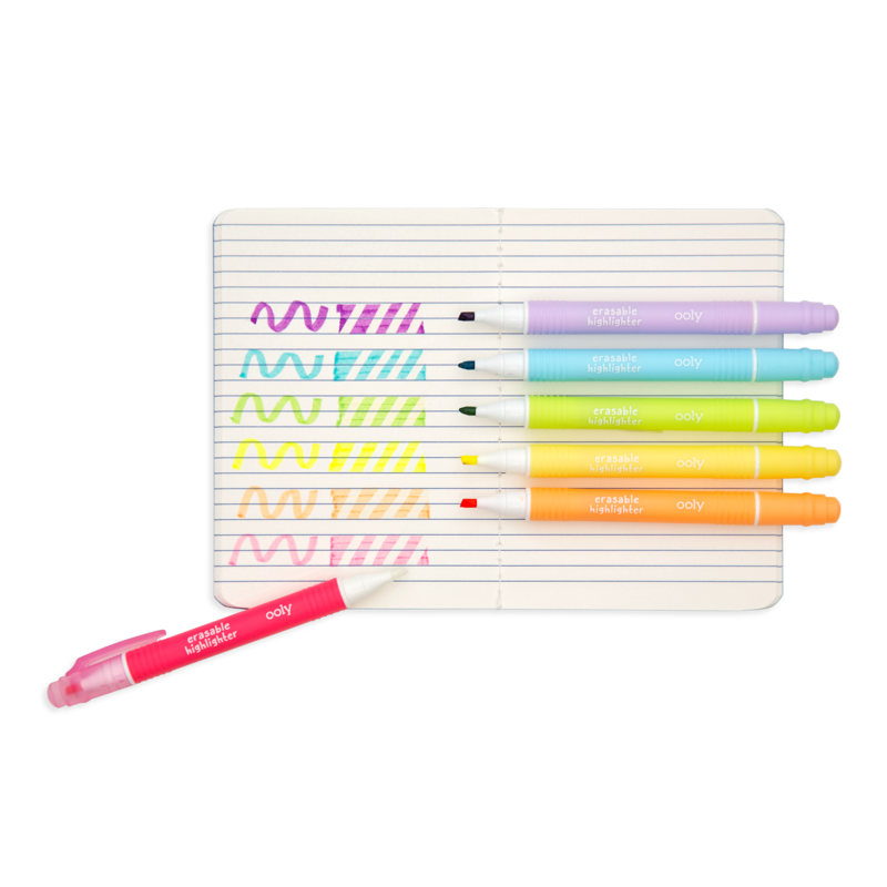 OOLY - Mini Magic Liners Erasable Highlighters - Set of 6
