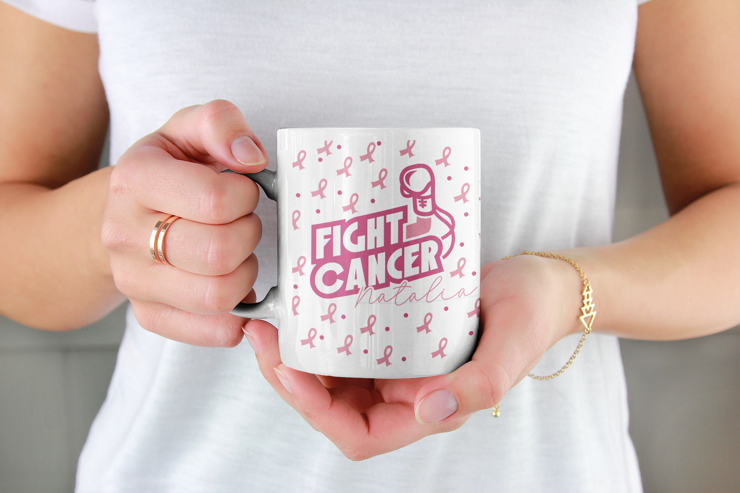 Mug Fight Cancer - Ellas Contra el Cáncer