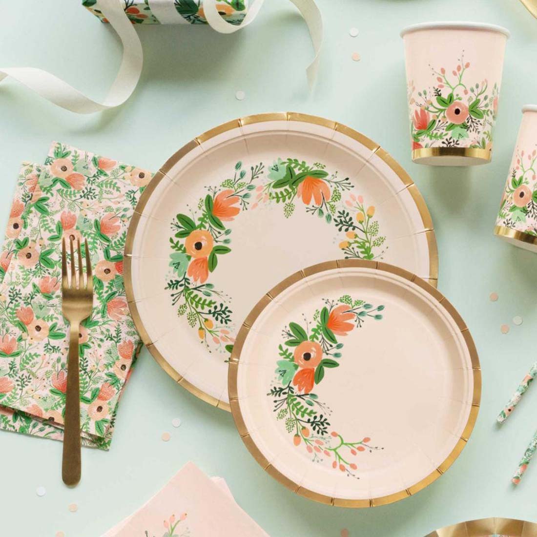 Rifle Paper Co - Wildflower Large Paper Plates