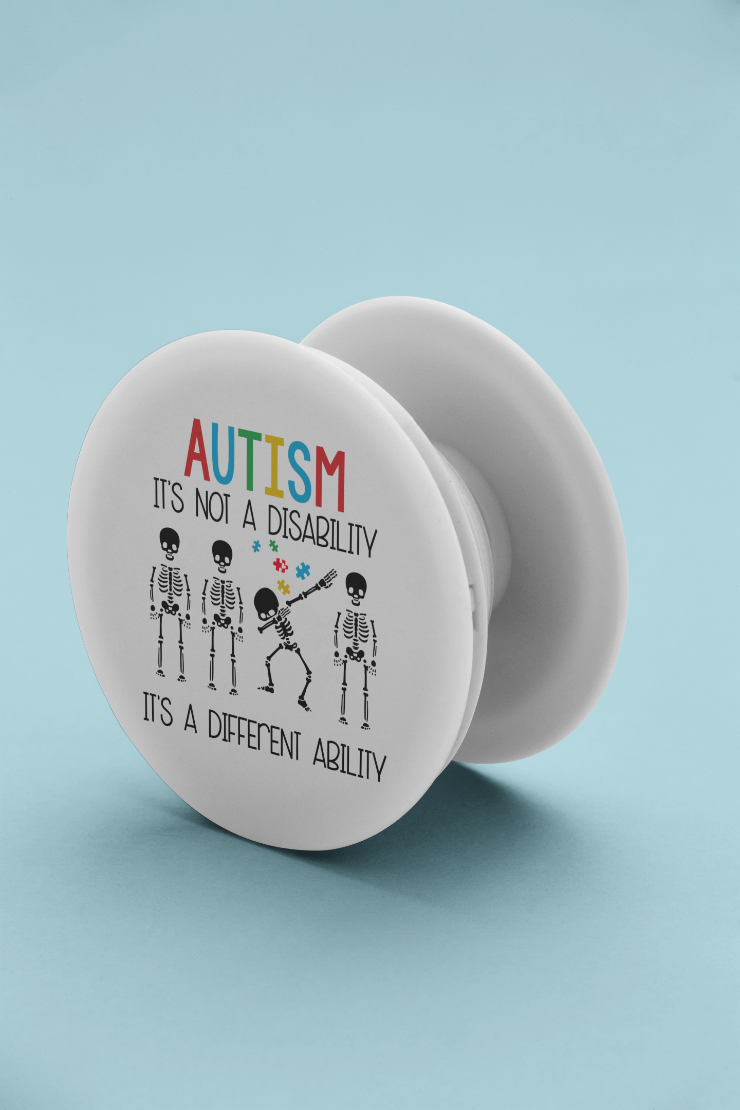 Phone Grip - Sonrisas a Full Color for Autism¨ - It´s Not a Disability is a Different Ability