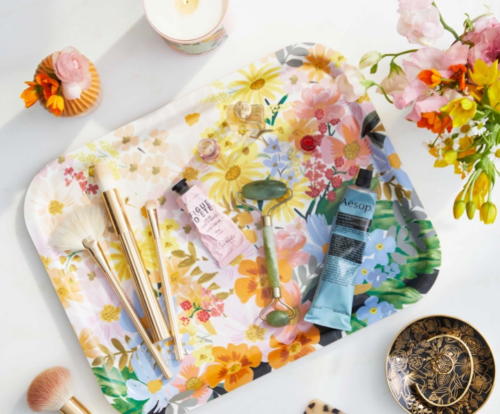Rifle Paper Co - Medium Rectangle Tray - Marguerite