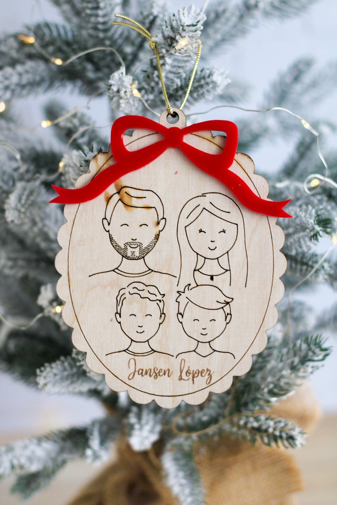 Adornos Navideños Familiares