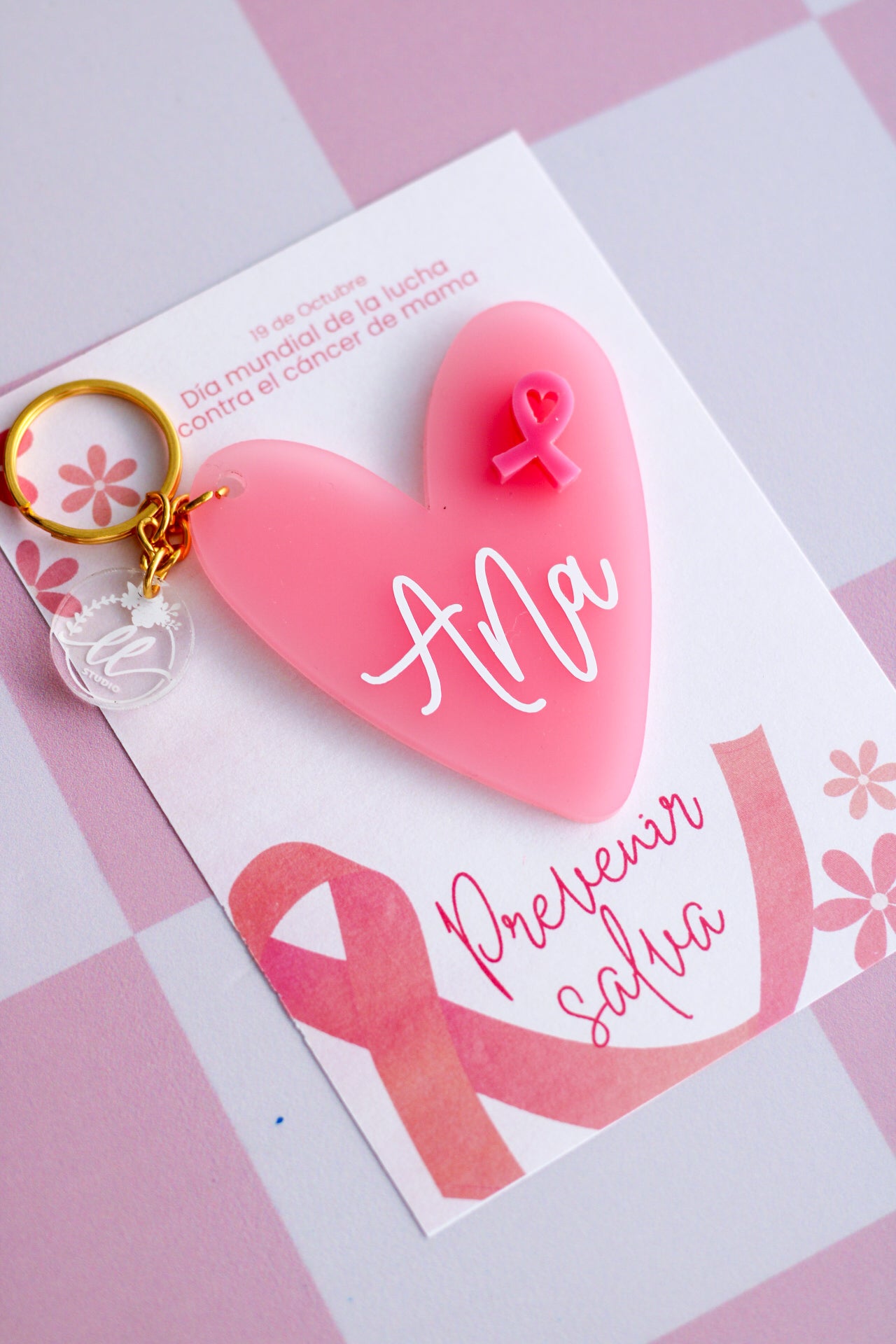 Llavero "Heart contra el Cancer"