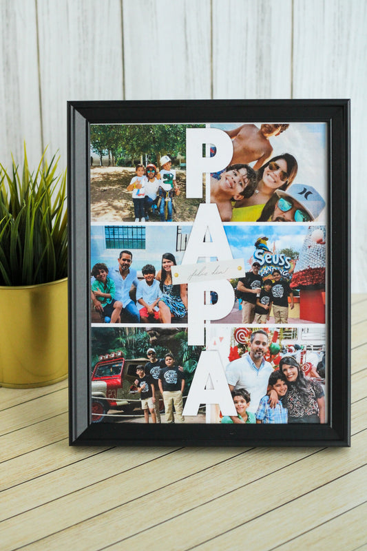 Marco de Fotos Personalizado “Collage PAPÁ”