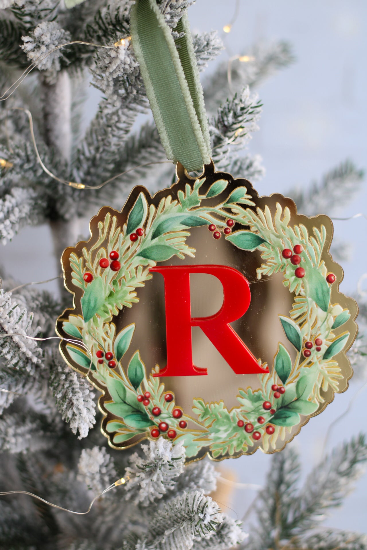 Ornamento Forest Wreath Golden