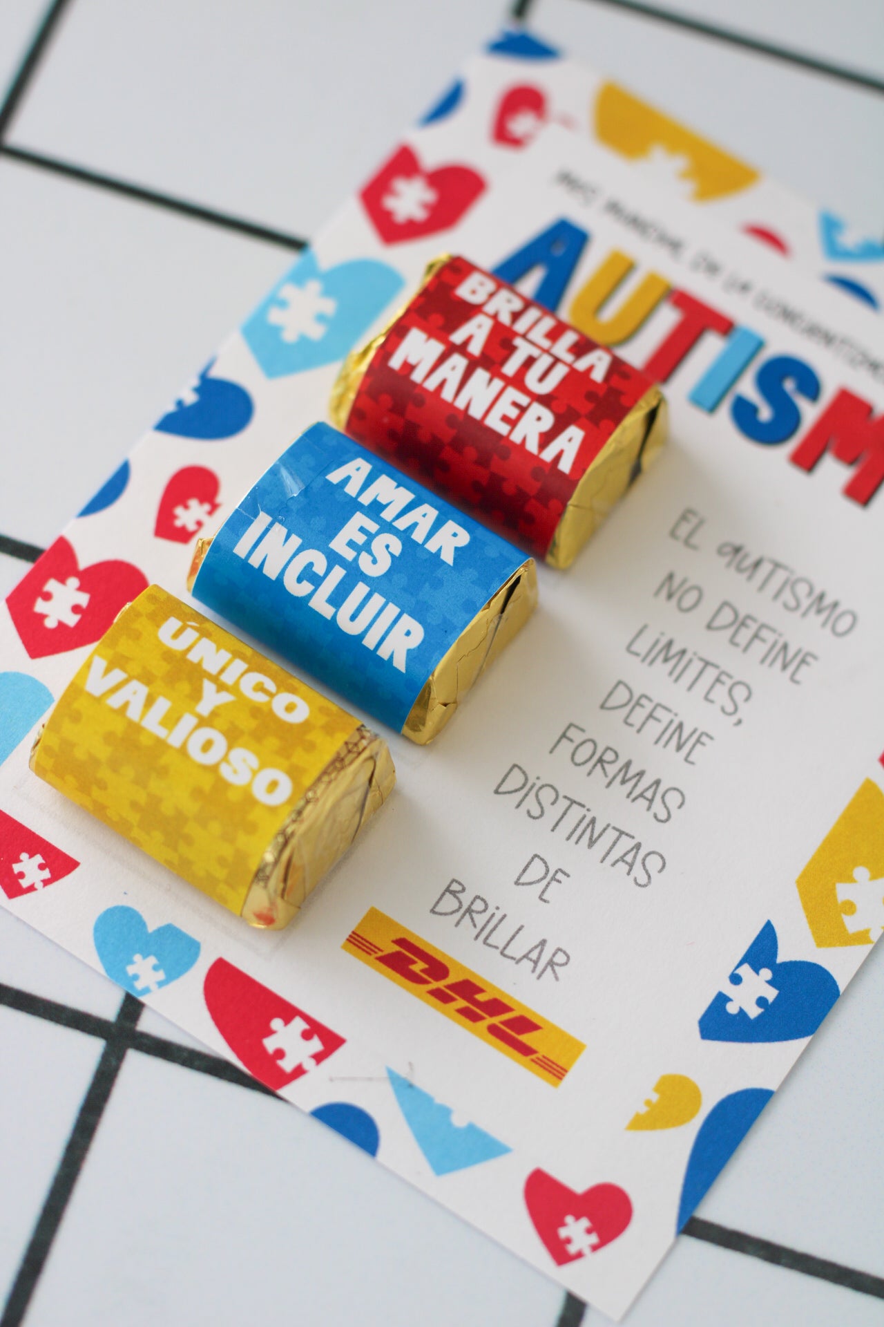 Set Trio de Chocolates - Autism Awareness