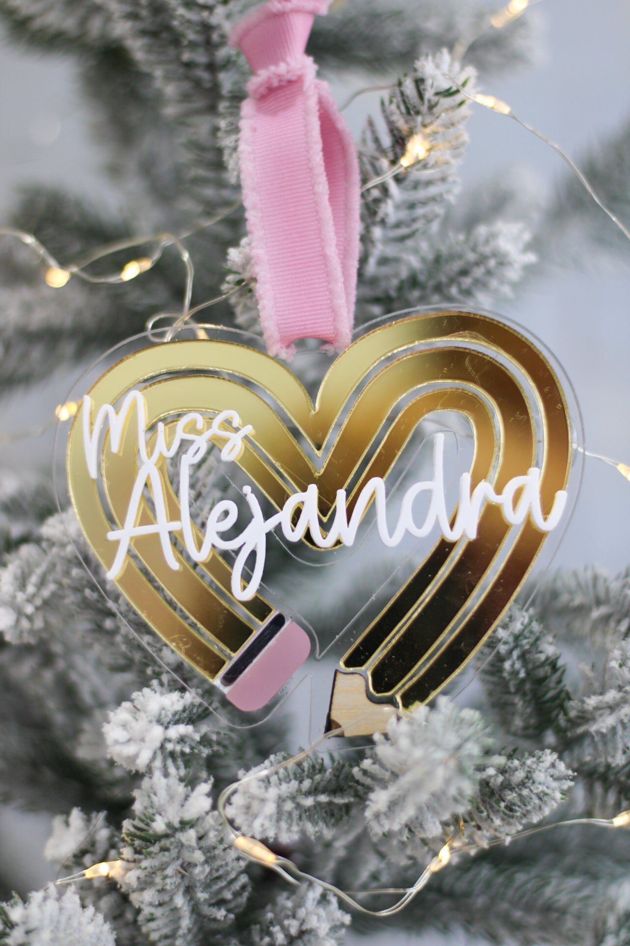 Ornamento “Pencil Heart”