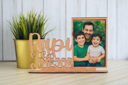 Base con Portarretrato “Eres el Mejor”