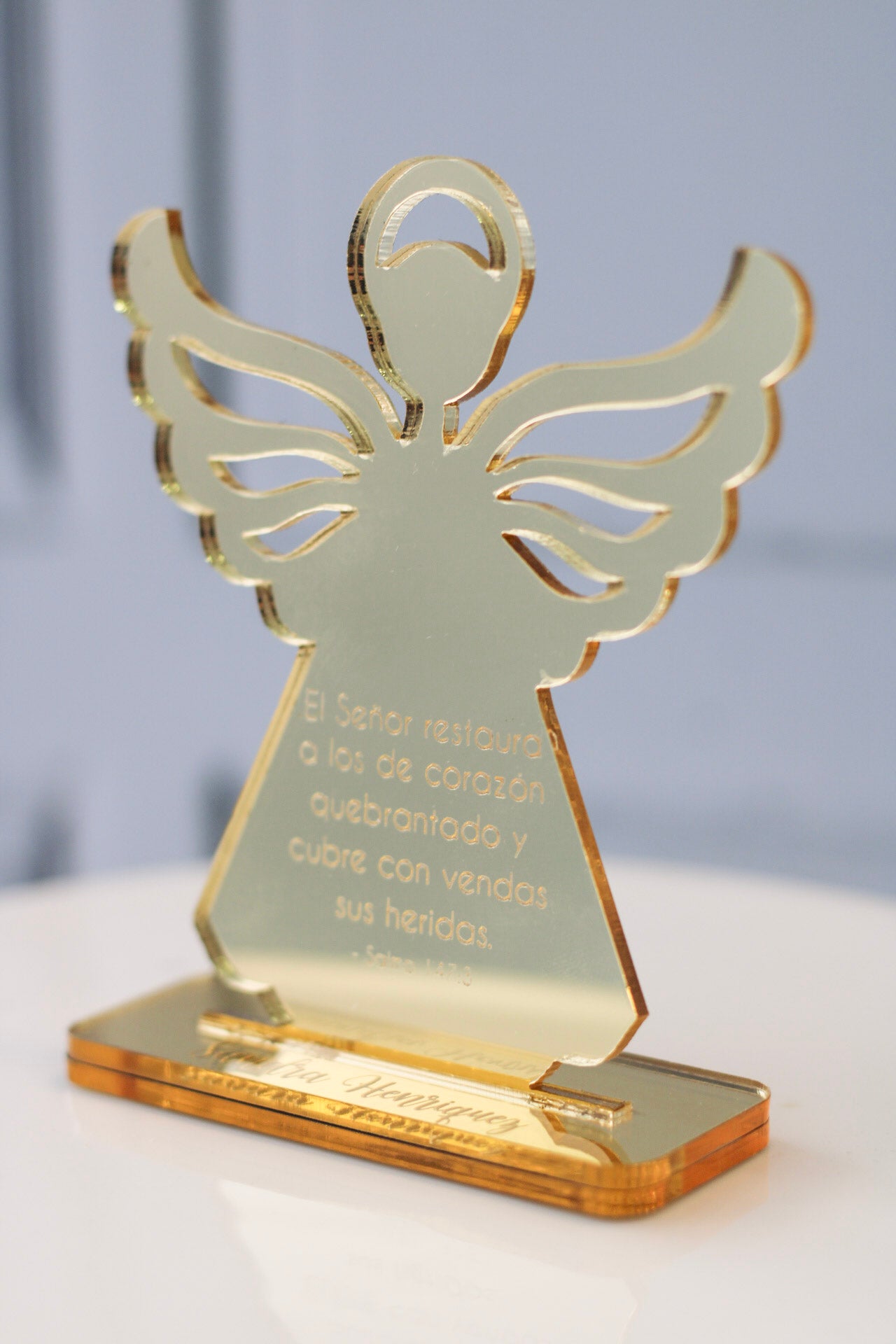 Ángel de Esperanza con Versículo