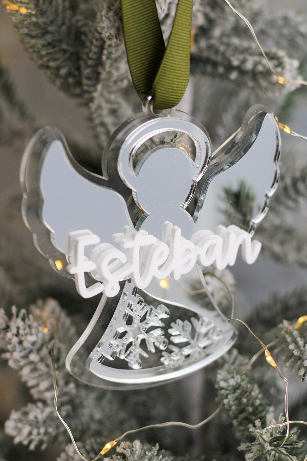 Ornamento Navideño Angelito de Luz
