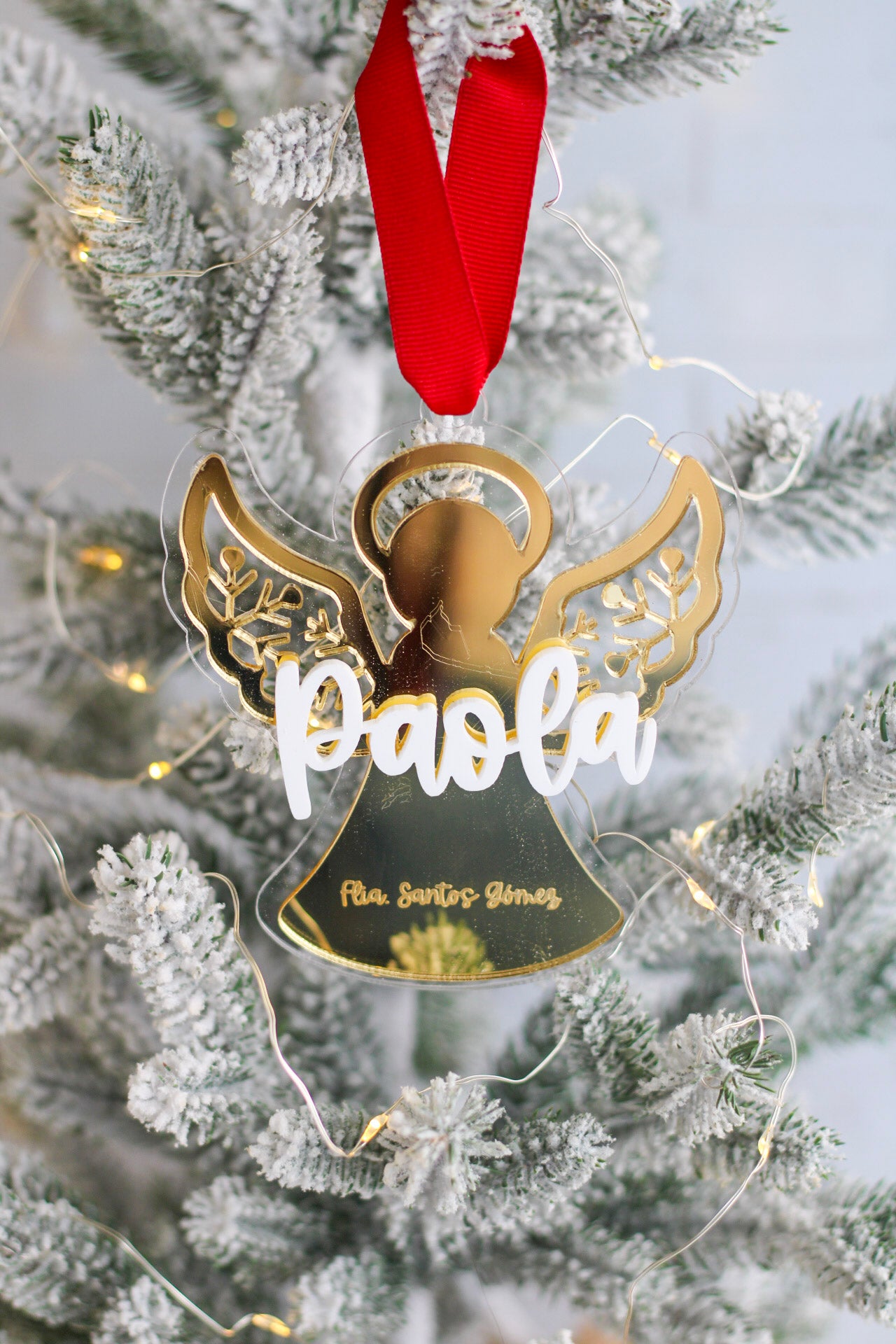 Ornamento Navideño Angelito de Luz