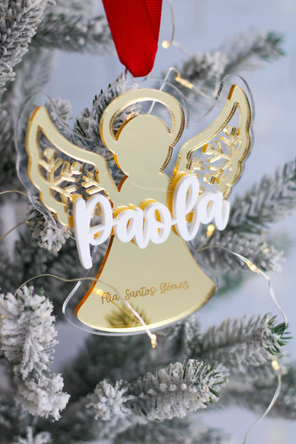 Ornamento Navideño Angelito de Luz