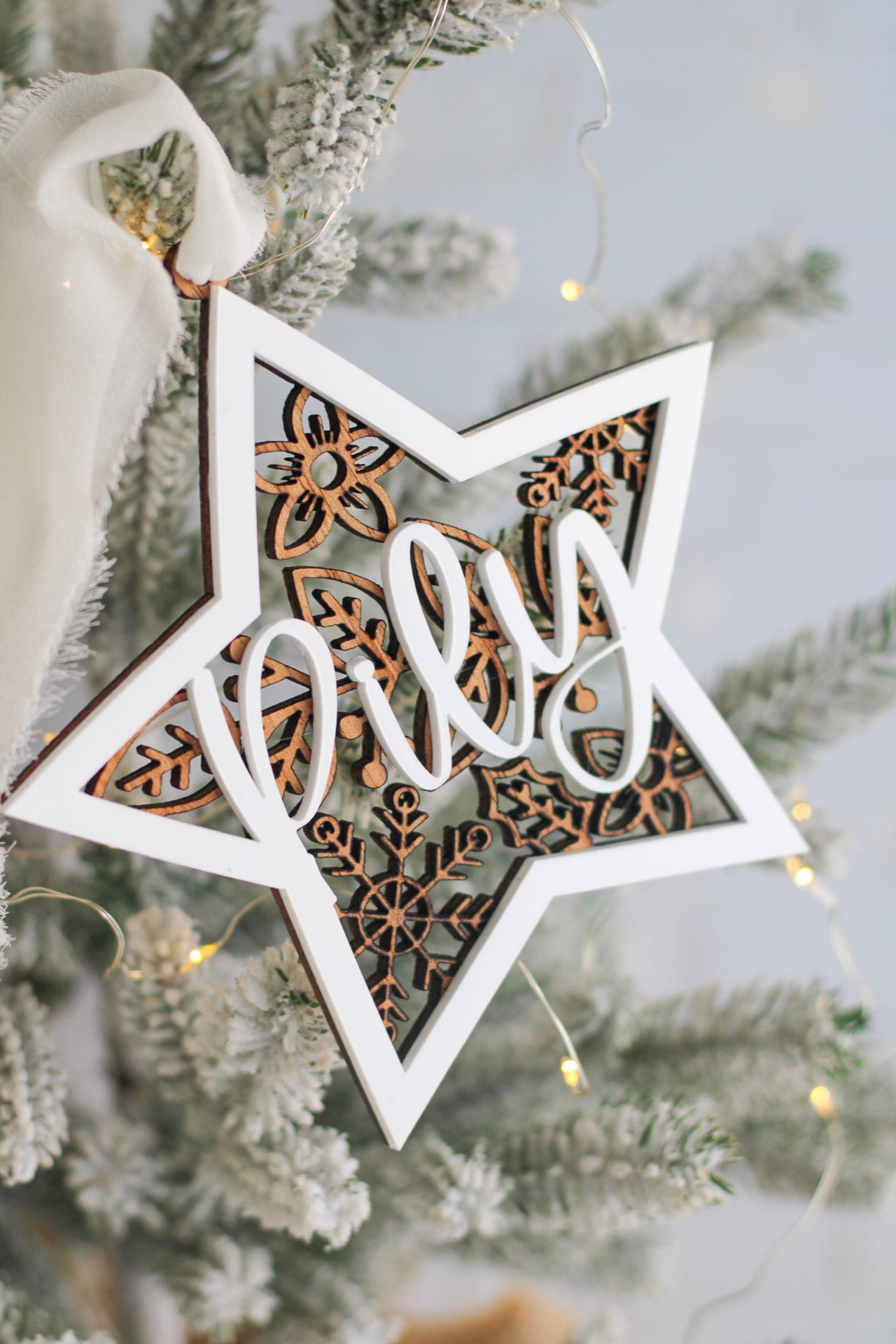 Ornamento de Navidad "Estrella Boreal"