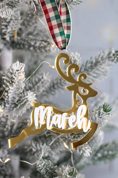 Ornamento Navideño Shiny Reindeer
