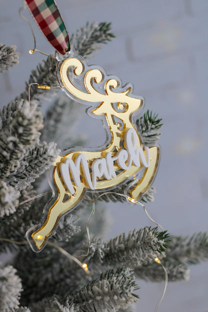 Ornamento Navideño Shiny Reindeer