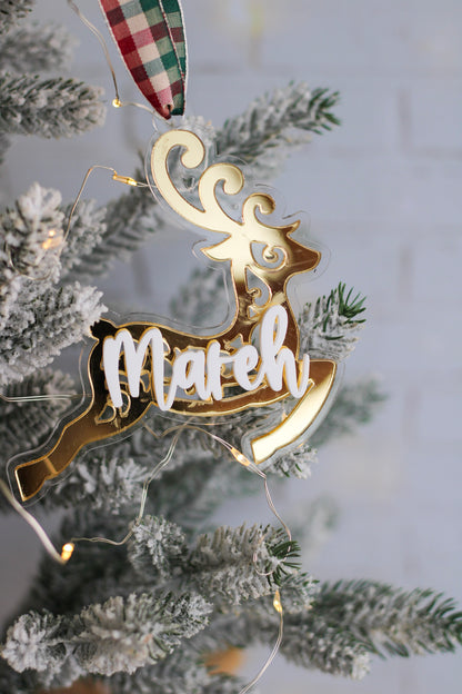 Ornamento Navideño Shiny Reindeer